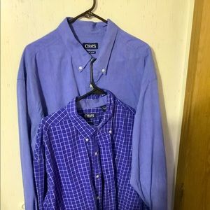 2 Chaps casual dress shirts